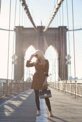 black & brown // brooklyn bridge 