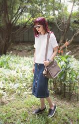 Denim Skirt For Spring