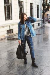 Look of the day: ALL DENIM EVERYTHING