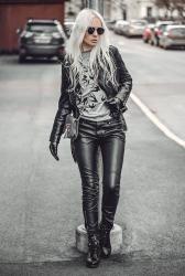 WHAT TO WEAR WITH LEATHER JACKET