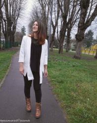 Boots et blazer version chic