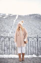 CAMEL COAT AND UGG BOOTS