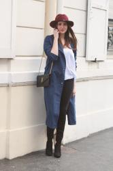 Blue Trench Coat