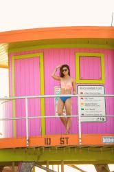 A Bright Beach Bikini for South Beach Miami