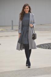 Grey long coat