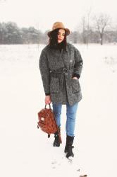 Look of the day: SNOW IN MARCH + VIDEO