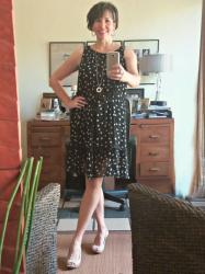 Fashion Over 40|How To Wear A Sleeveless Sheath - What I Really Wore