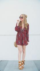 Floral Romper