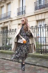 MAXI DRESS & COWBOY BOOTS IN PARIS #PFW