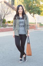 Cargo Jacket + Black Jeans