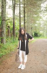 Vest and Sneakers