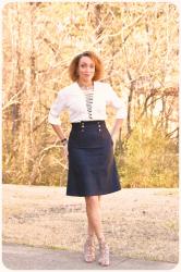 Review: Simplicity 8058 | The Nautical-Style Skirt!