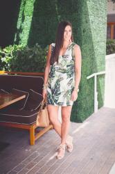 Botanical Print Dress