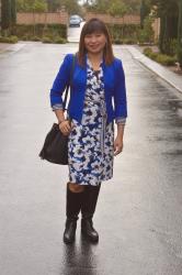 Throw Back Thursday Fashion Link Up: Cobalt Blue Blazer