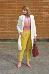 How to Wear Pastels, Brights and Winter White (and Look Towards Spring)