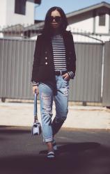 Classic: Navy and Stripe