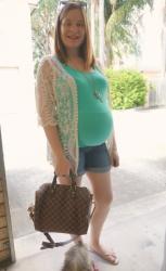 Cross Body Bags and Maternity Tanks and Shorts: Summer SAHM Style