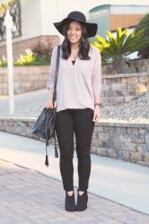 3 Outfits With a Floppy Hat 