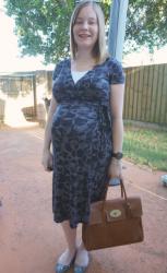 Mulberry Oak Bayswater, Wrap Dresses for the Office: 3rd Trimester Corporate Style