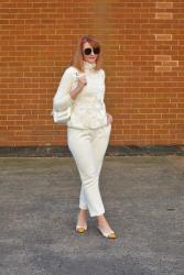 All White: Wearing Head-to-Toe One Colour (True Monochrome) + the #iwillwearwhatilike Link Up