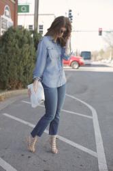 outfit: denim on denim