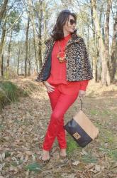 Rojo Con Leopardo