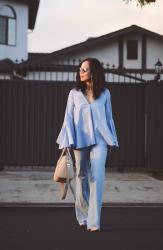 Bohemian: Bell Sleeve Shirt & Givenchy Antigona Bag
