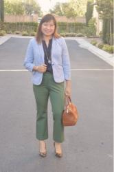 Throw Back Thursday Fashion Link Up: Gingham Blazer