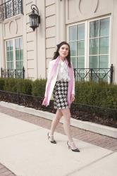 Pink and Houndstooth 