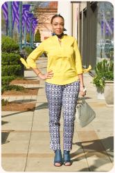 Review: McCall's 7360 (Modified) | Yellow Sleeve Knot Blouse!