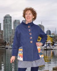 MY QUILTED ART GIRL JACKET : : MARCY TILTON : : VOGUE PATTERN V9035 