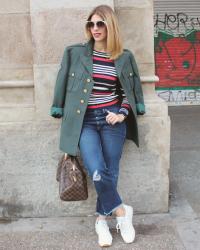 Military Jacket & stripes