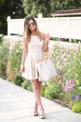Lace Blush Dress | La Jolla, CA