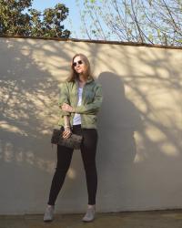 Bomber Jackets & Fun Fashion Friday Link Up!