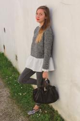 ♡ OUTFIT: UN LOOK PRINTANIER MAIS TOUT EN NUANCES DE GRIS ♡