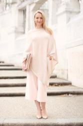 Cashmere poncho & culottes