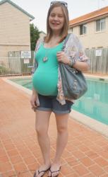 Balenciaga Tempete Day Bag, Jeanswest Maternity Denim Shorts and Singlets