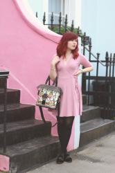 Pink Asos Dress & New Blog Design!