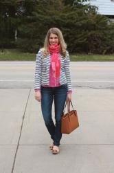 Striped Blazer & Giveaway