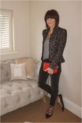 OOTD - Stripes, Monochrome & Boucle