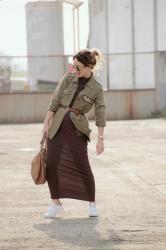 LONG DRESS & PARKA