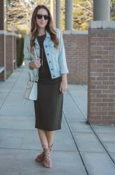 Striped Midi Dress