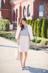 Navy Stripe Tank