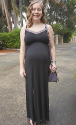Maxi Dresses and Mulberry Alexa Bag at 39 Weeks Pregnant