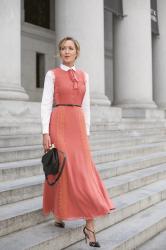 Coral Maxi Dress