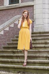 Yellow Vintage Dress | Friday’s Fashion Flashback