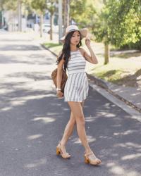 Stripes and Sandals