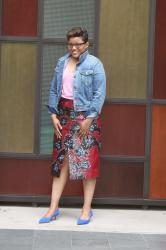 OOTD:  J. Crew Collection Firework Floral Sequin Skirt  