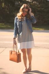 Striped Dress & Confident Twosday Linkup