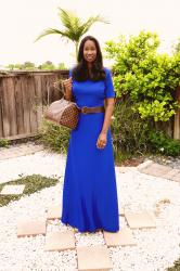 The Cobalt Maxi Dress